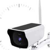 Wireless solar surveillance camera